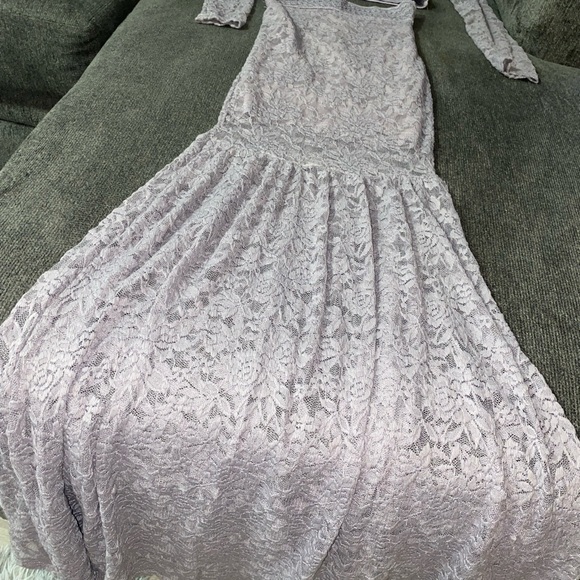 Two piece lace, mermaid style skirt set - Picture 3 of 5